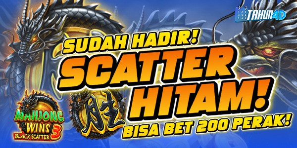 Scatter Hitam Spin Mulai 200 Perak